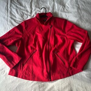 Lane Bryant Vibrant Red Moto Jacket